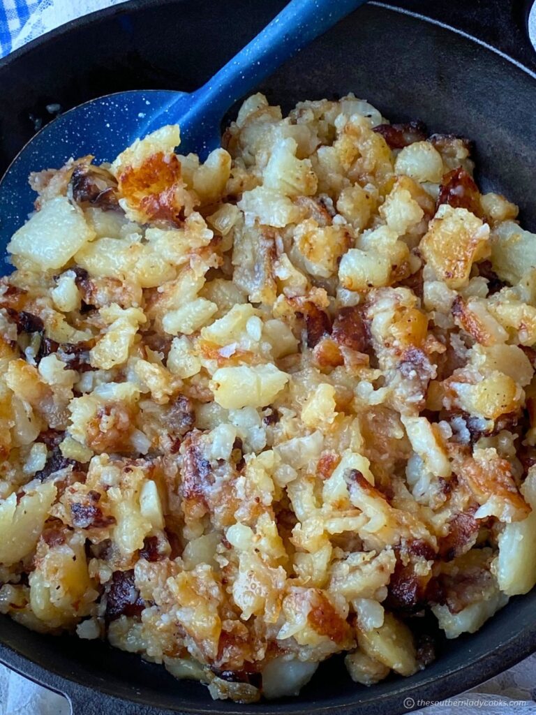 Fried Potatoes in a skillet