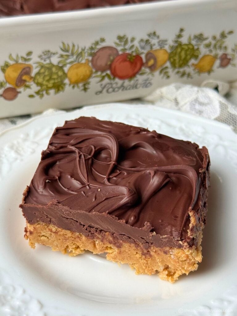 Lunch Lady Peanut Butter Bars - Vintage Recipe