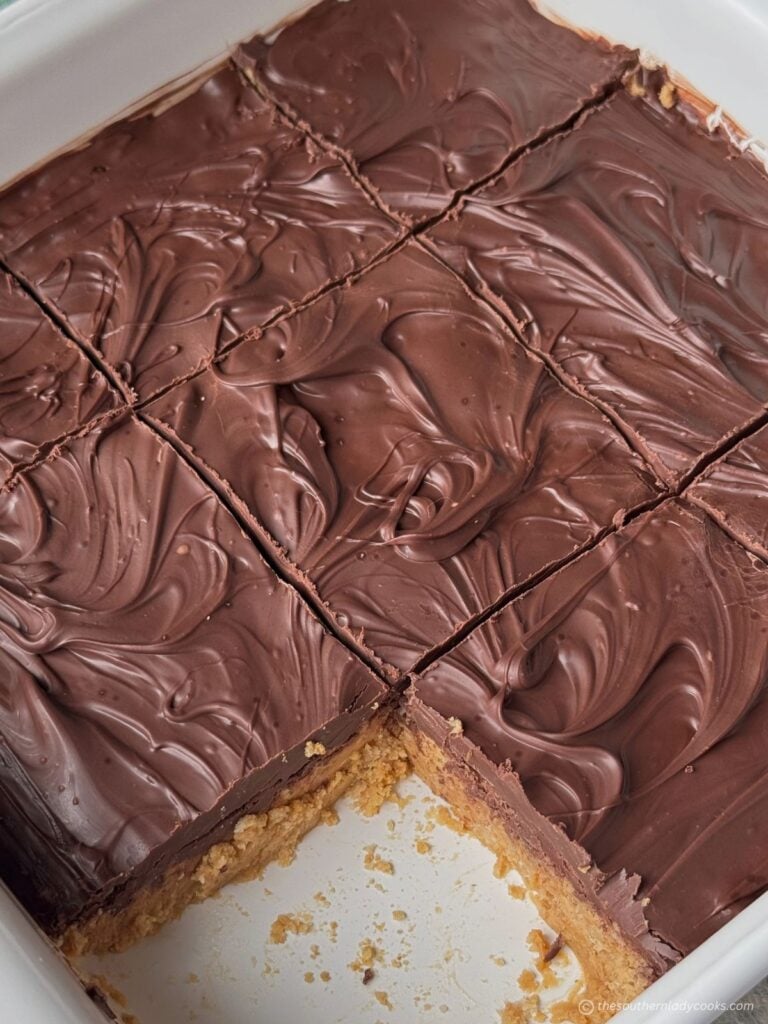Lunch Lady Peanut Butter Bars - Vintage Recipe