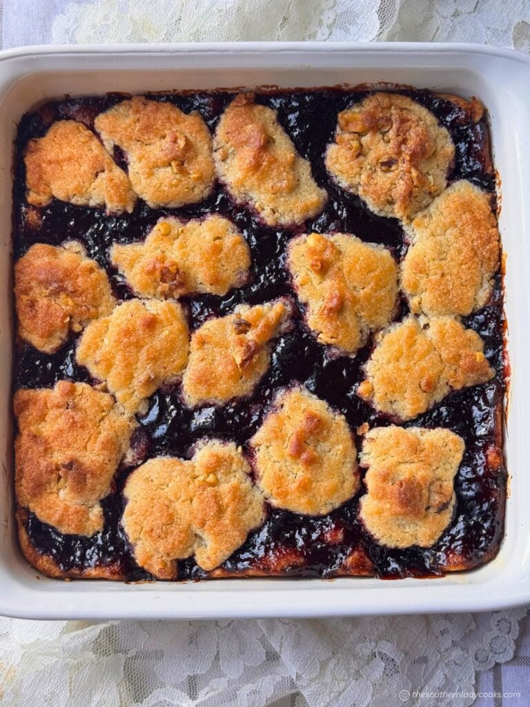 Easy Jam Bars in a 9X9 dish