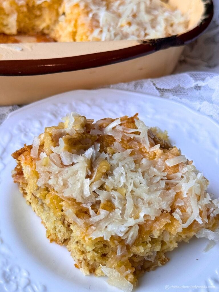 Ugly Duckling Cake on a plate