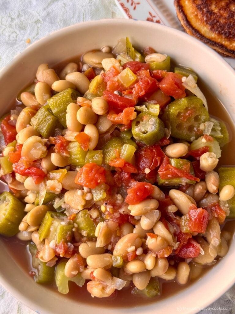 White Bean Soup in bowl