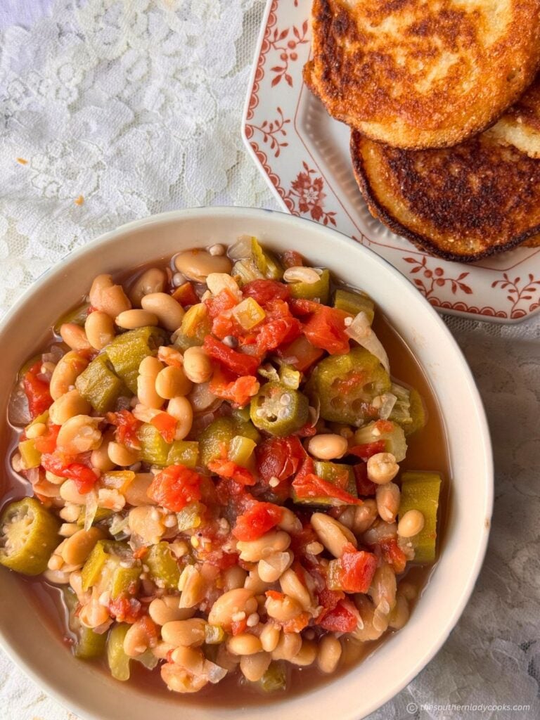 White Bean Soup with Cornbread