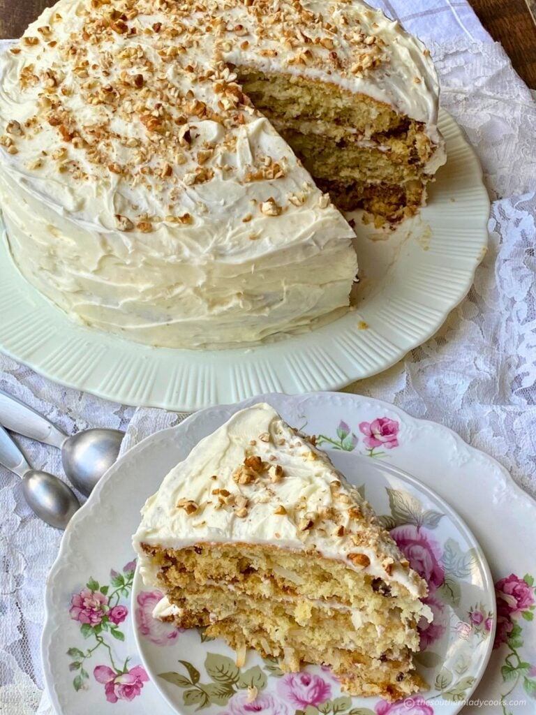 Southern Italian Cream Cake made from scratch
