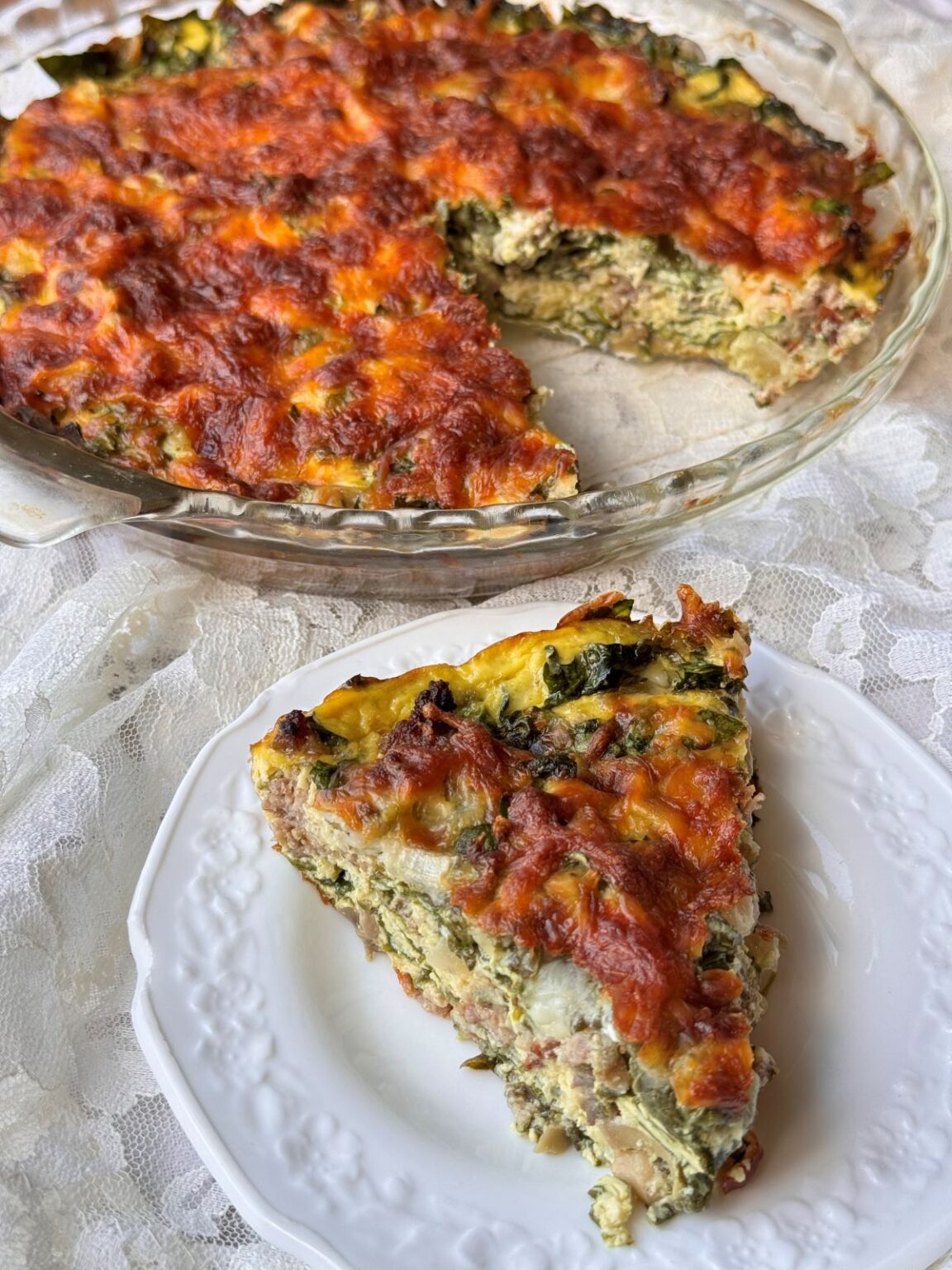 Sausage And Spinach Crustless Quichesausage And Spinach Crustless Quiche Gallery That Looks Wonderful As Your Home Decorationretimg