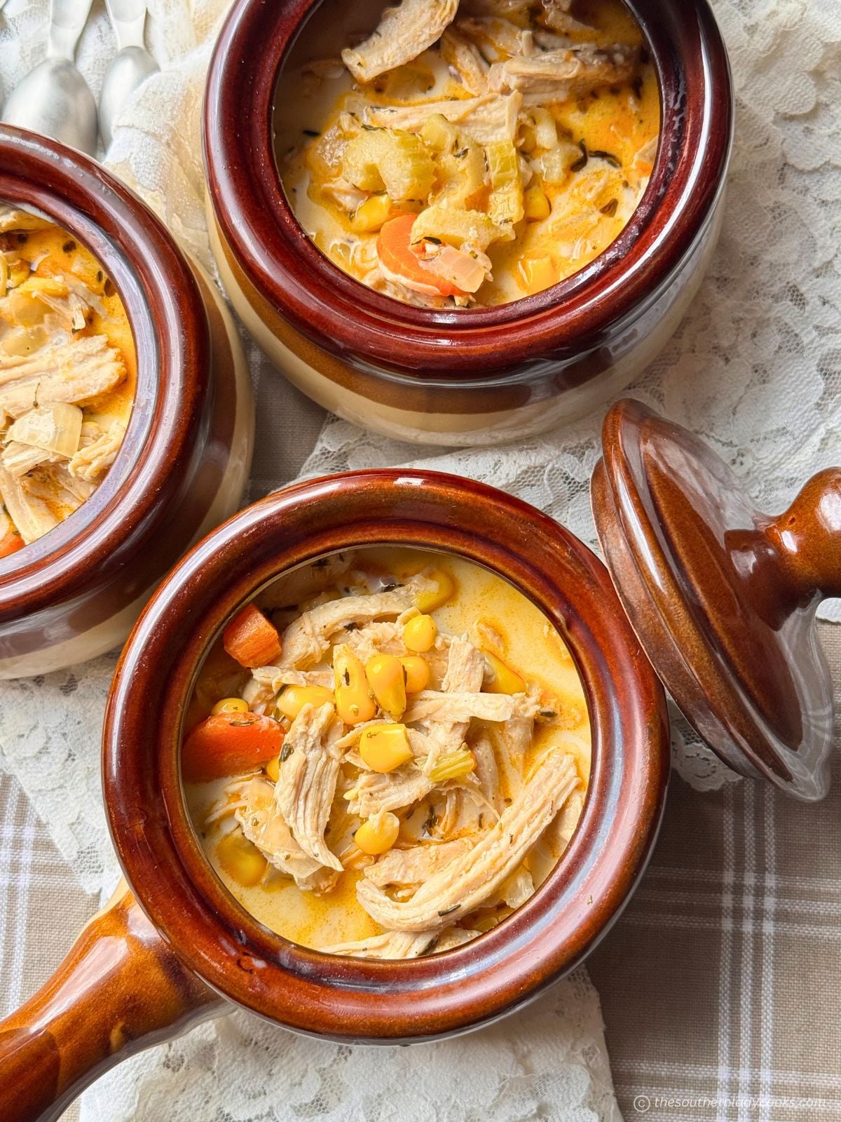CHICKEN CORN SOUP - The Southern Lady Cooks
