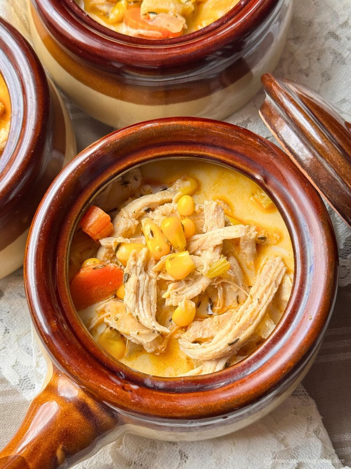 CHICKEN CORN SOUP - The Southern Lady Cooks