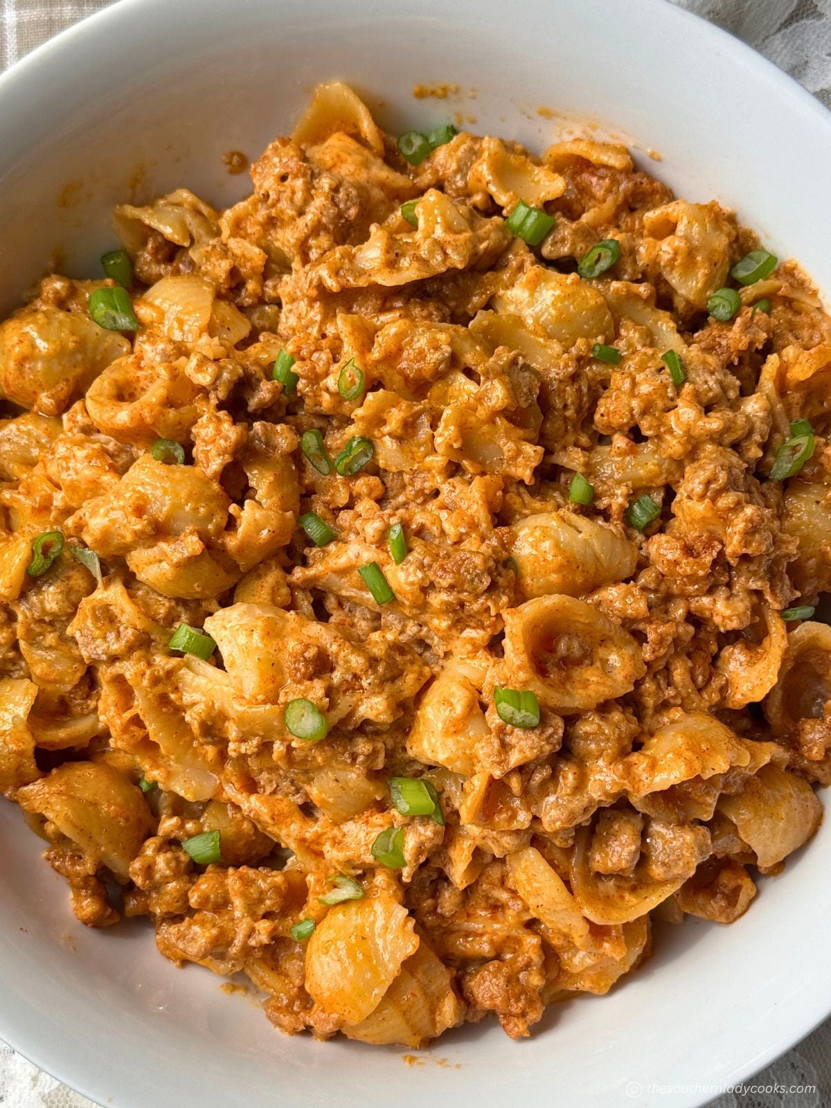HOMEMADE TACO MACARONI AND CHEESE
