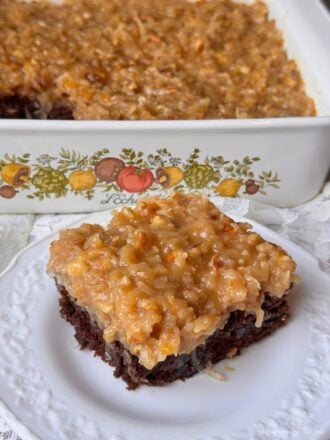 GERMAN CHOCOLATE BROWNIES