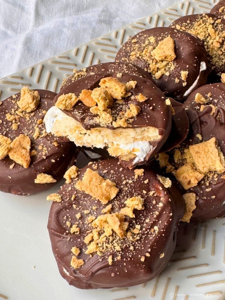 S'mores Bites on a plate