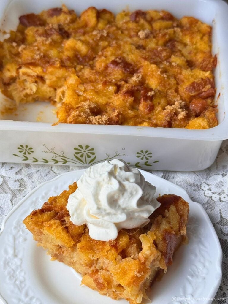 Pineapple Bread Pudding