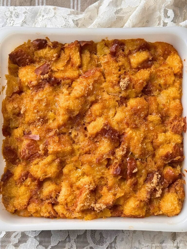 Pineapple Bread Pudding