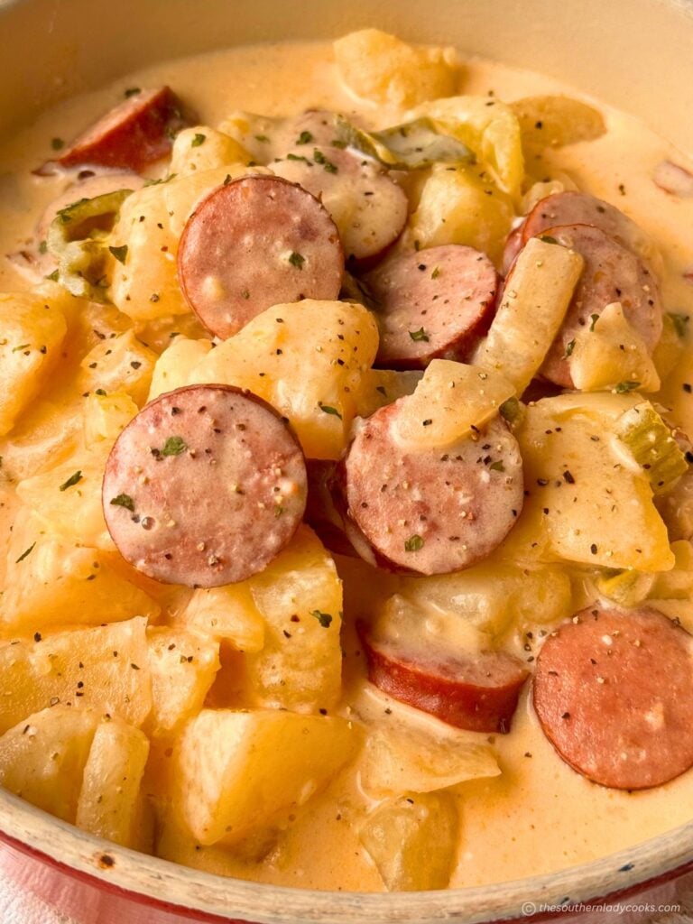 Crock Pot Cajun Potato Soup