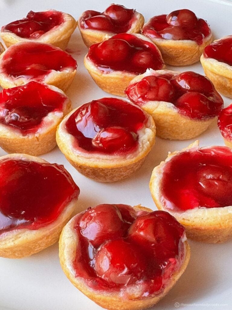 Cherry Crescent Roll Tarts - Mini version