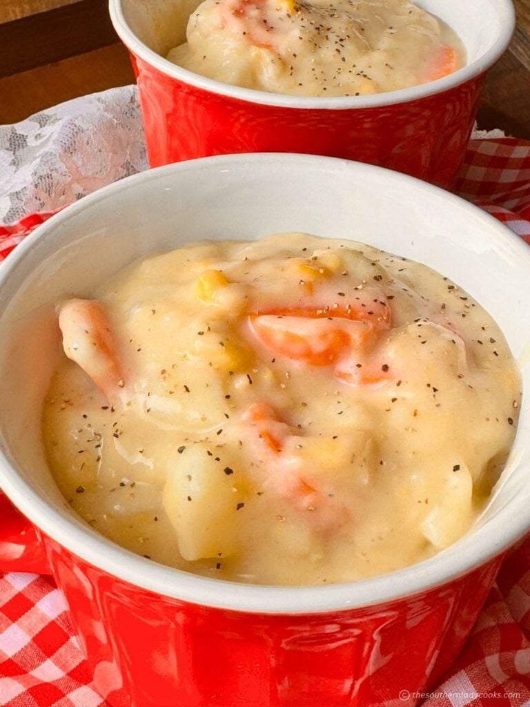 Parmesan Corn Chowder – Easy, Creamy Soup Recipe